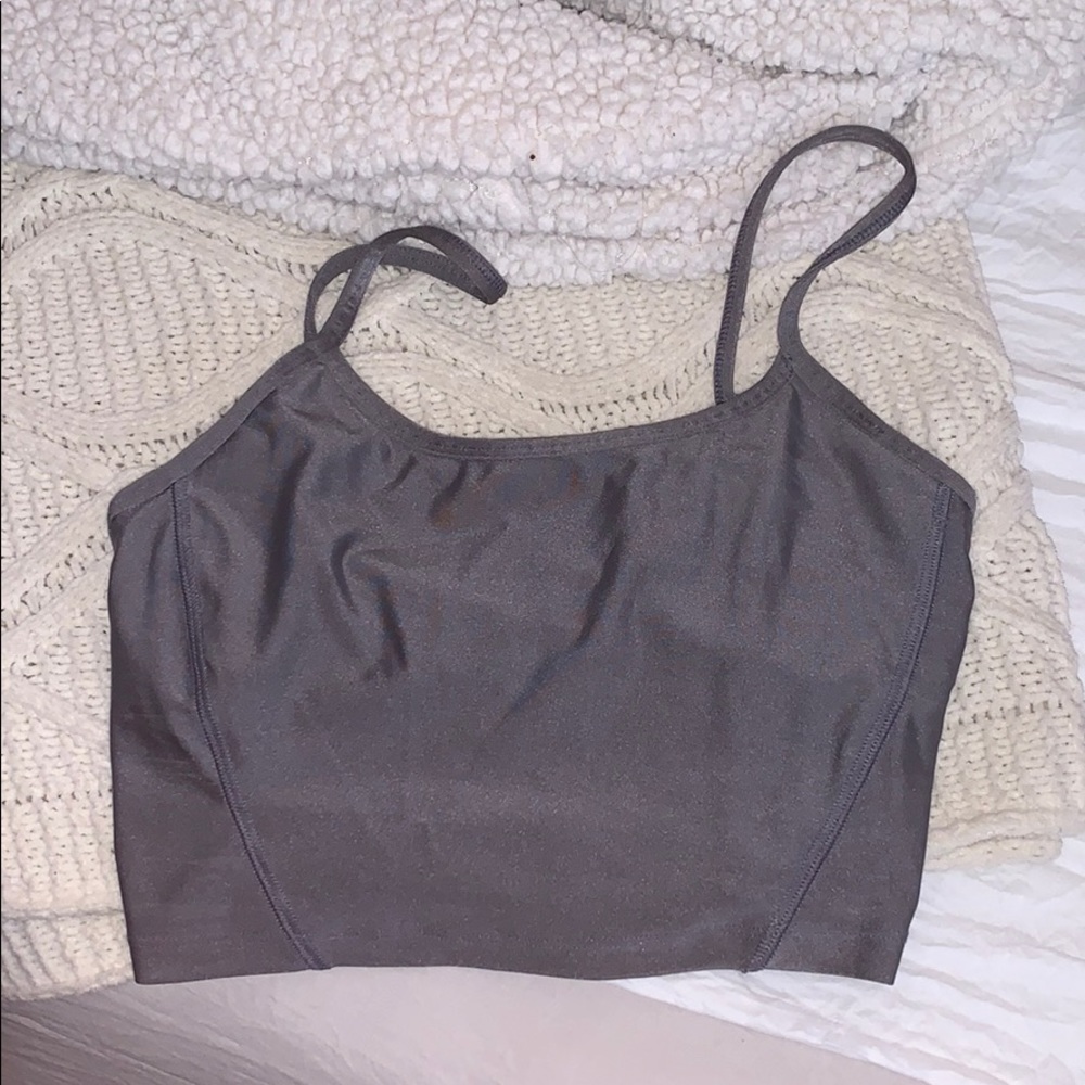Silky soft workout crop top